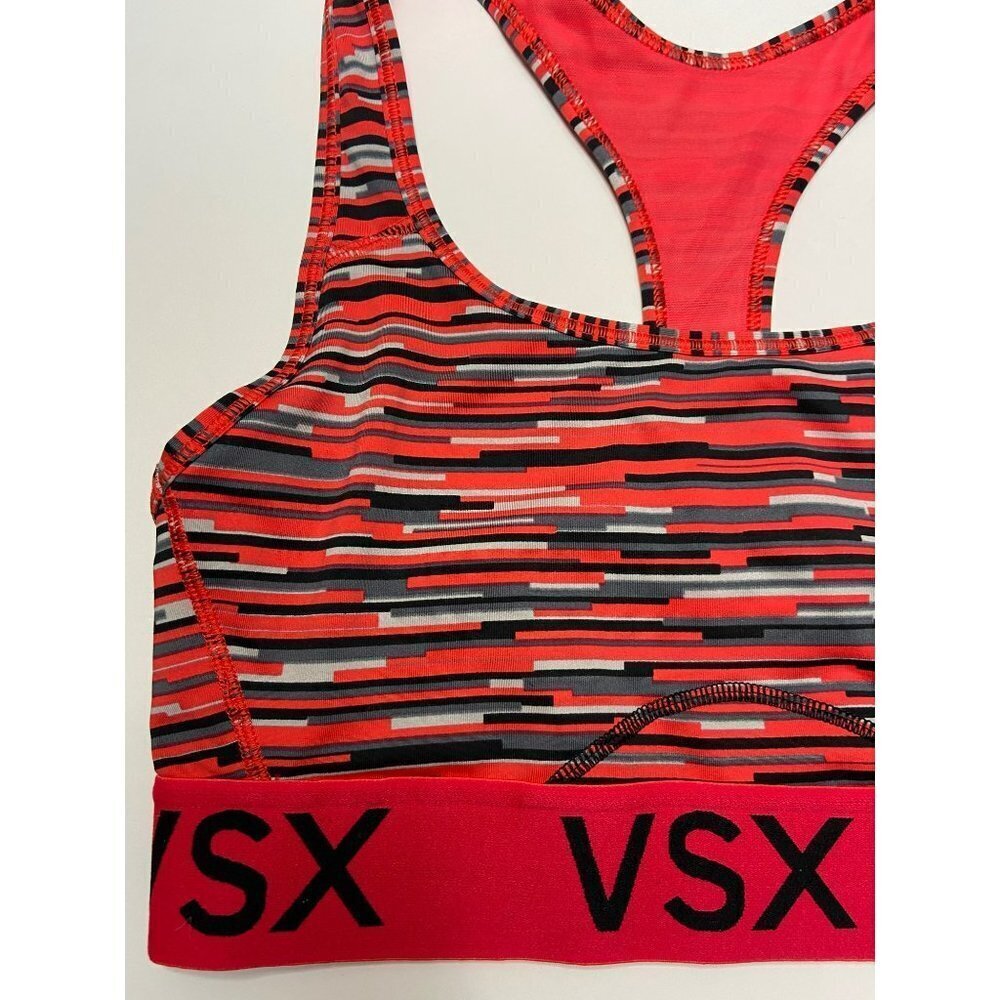 ✨2/$20✨ Victoria's Secret The Player Red Sport Bra Size Small - Picture 2 of 9